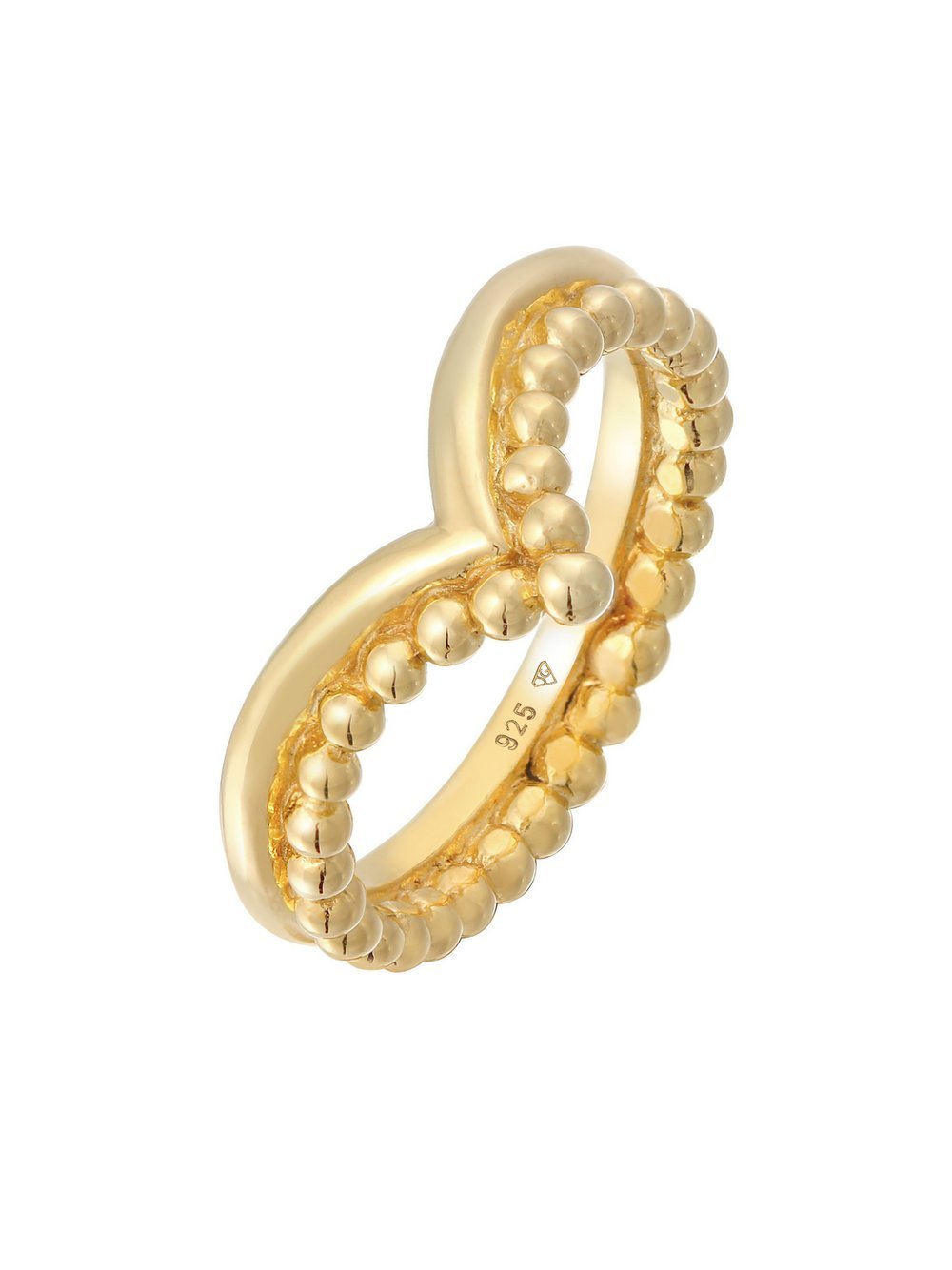 Elli Ring Damen Sterlingsilber gold, 52