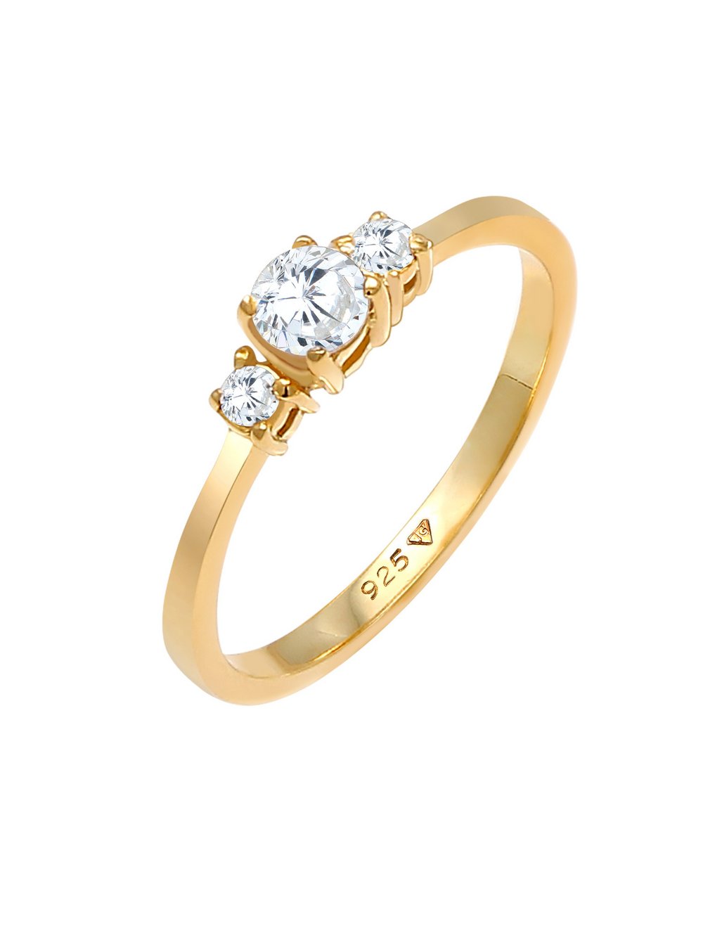 Elli Ring Damen Sterlingsilber gold, 54