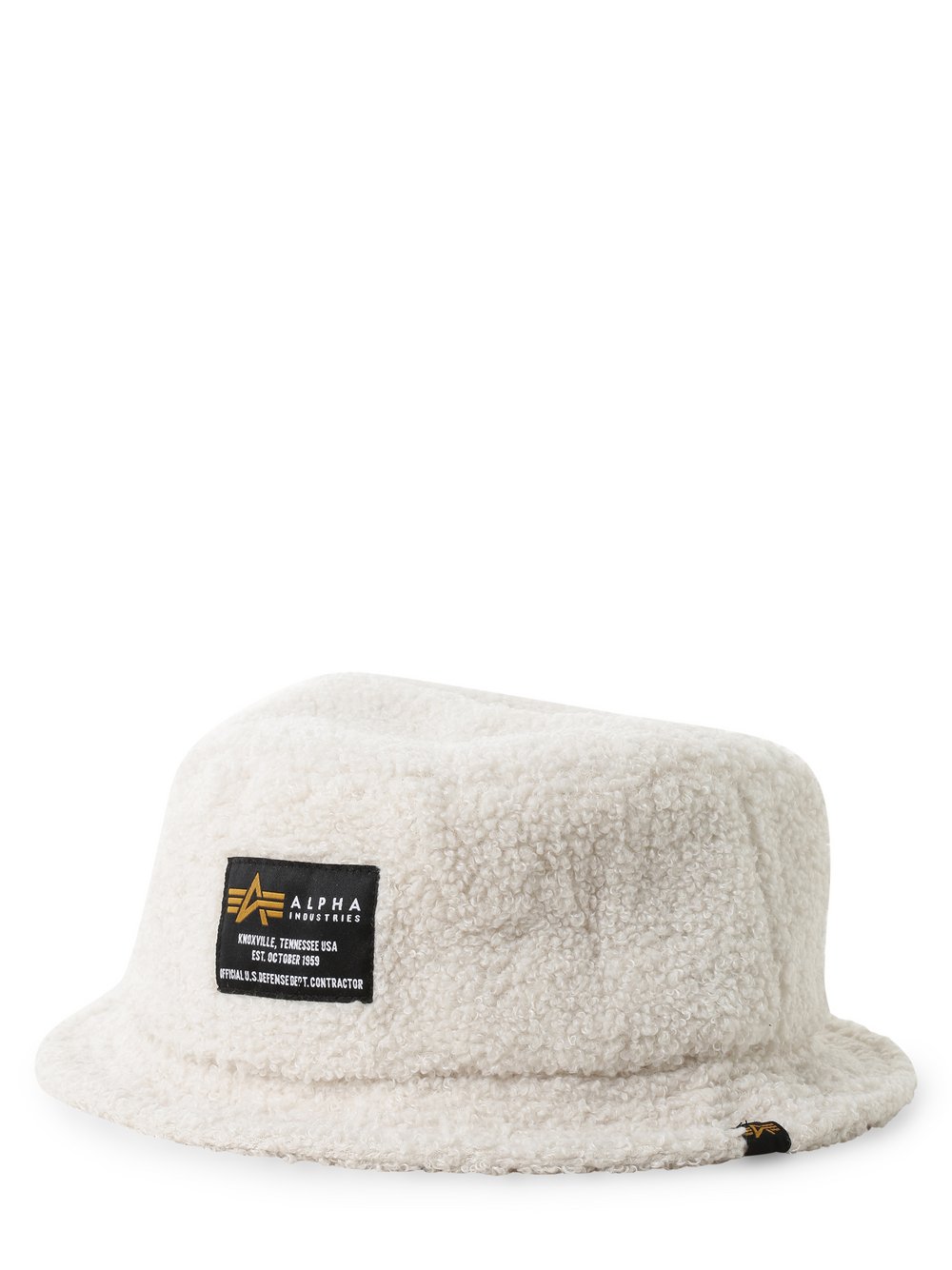 Alpha Industries - Damski bucket hat, biały