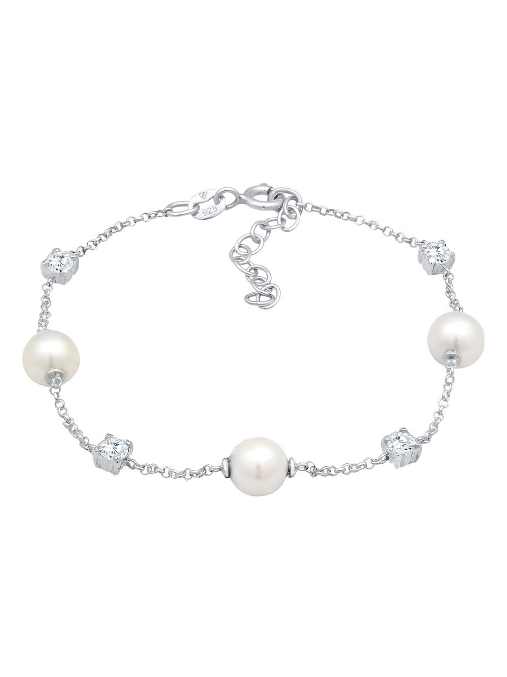 Nenalina Armband Damen Sterlingsilber silber, 16