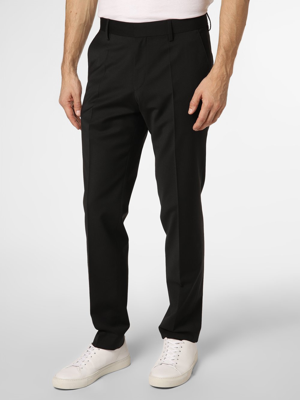 BOSS - Męskie spodnie od garnituru modułowego – H-Genius-MM-C-224, czarny