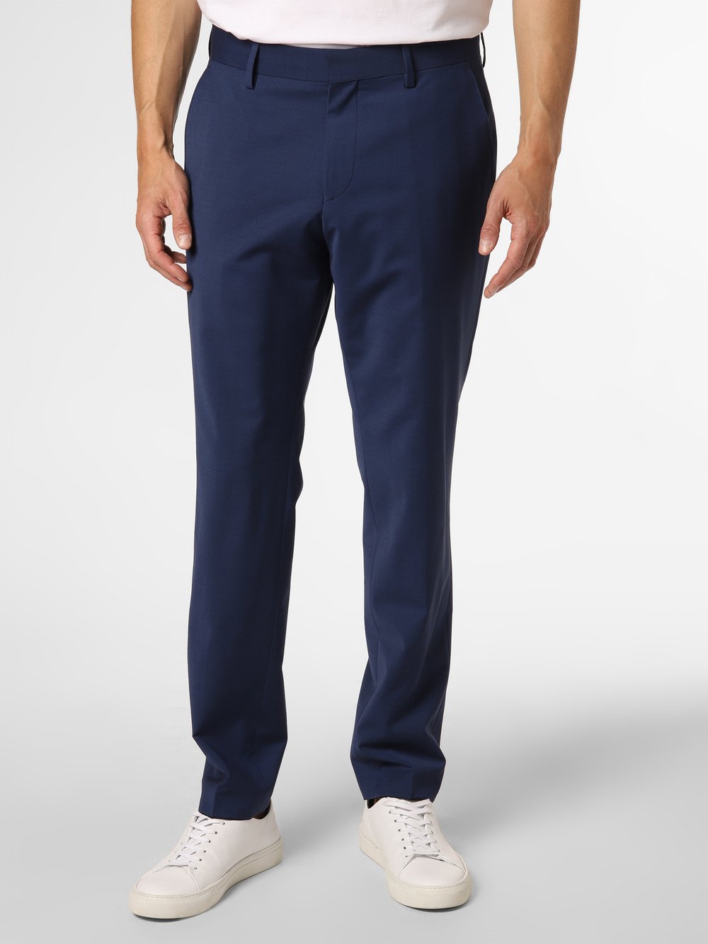 BOSS - Męskie spodnie od garnituru modułowego – H-Genius-MM-C-224, niebieski