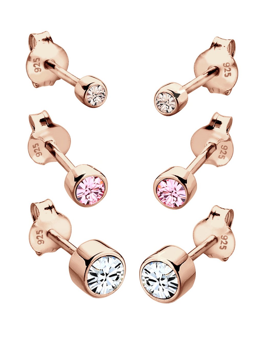 Thumbnail - Elli Ohrringe Damen Sterlingsilber gold, ONE SIZE