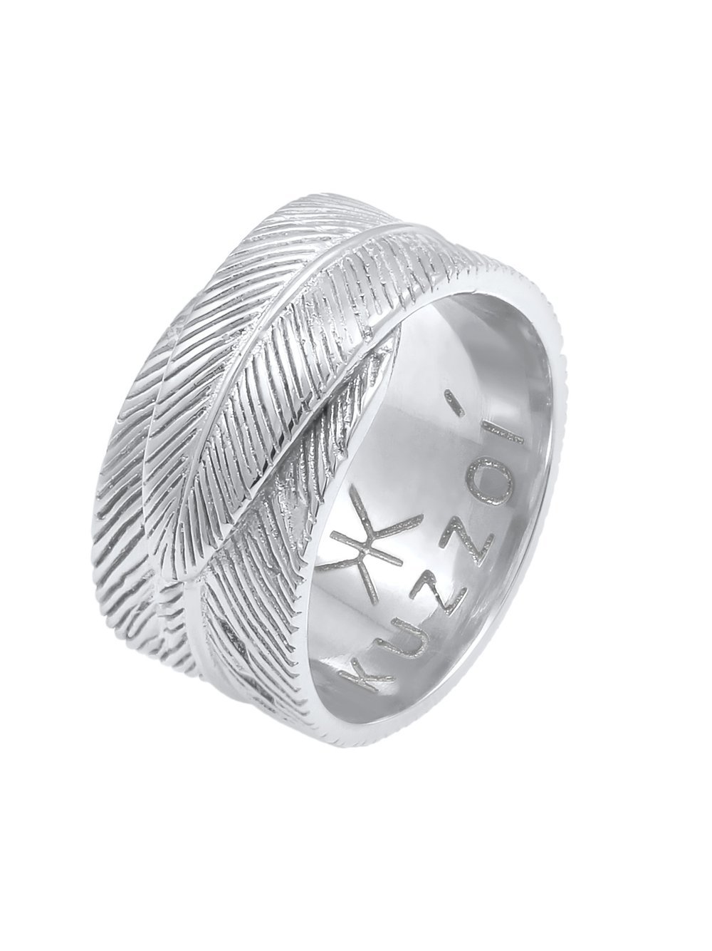 KUZZOI Ring Herren Sterlingsilber silber, 66