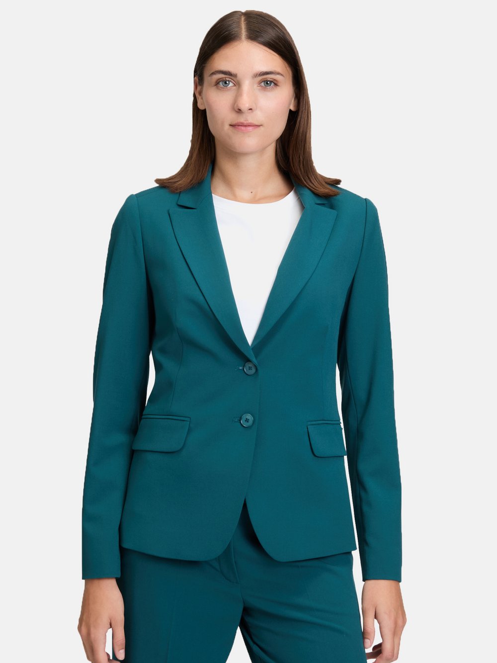 Betty & Co Klassischer Blazer Damen grün, 38