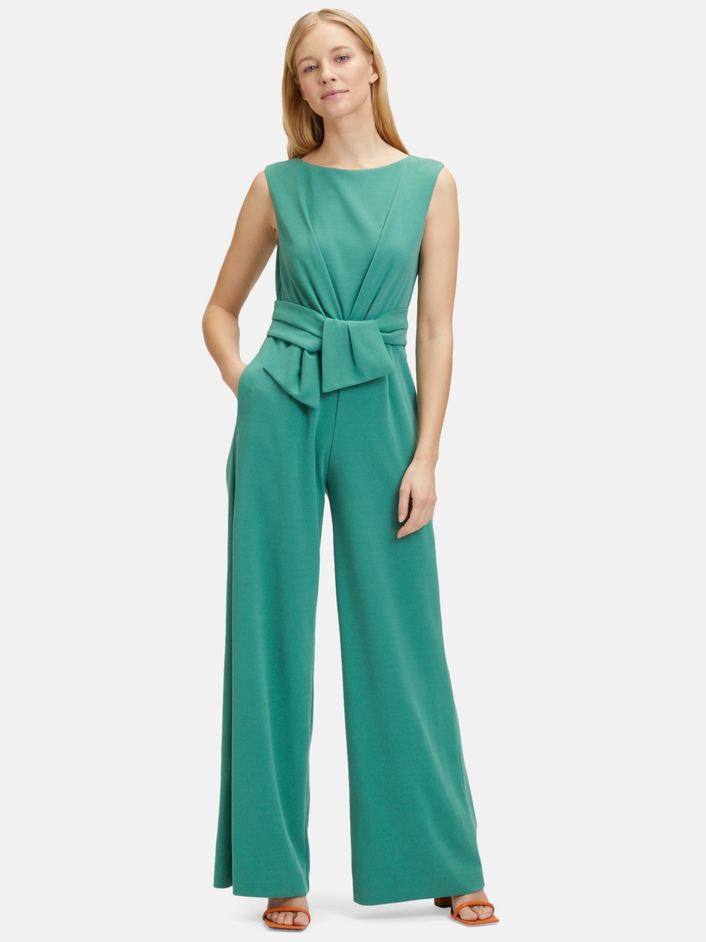 Vera Mont Jumpsuit Damen grün, 38