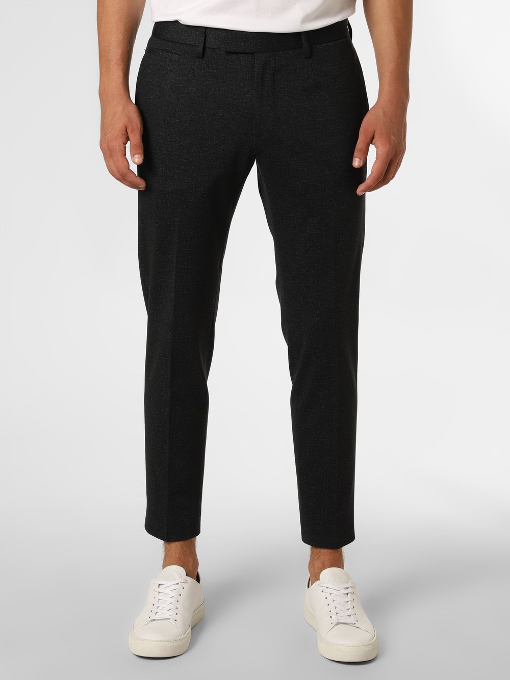 Strellson - Męskie spodnie od garnituru modułowego – Kynd2-J, czarny