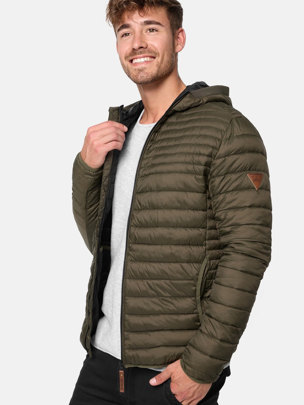 Indicode Winterjacke Herren Polyamid grün, XXXL