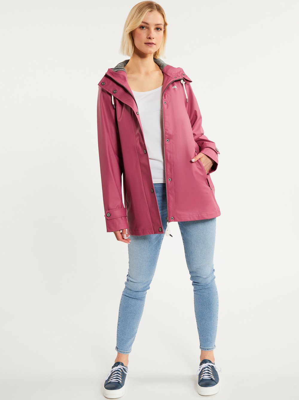 Schmuddelwedda Regenjacke Damen pink, L