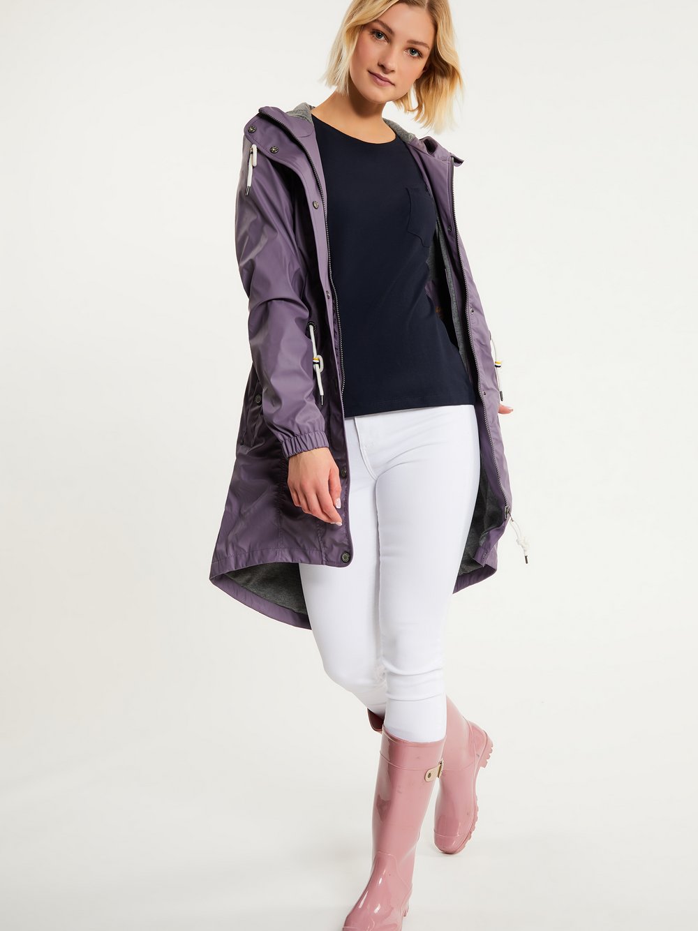 Schmuddelwedda Regenmantel Damen lila, XXL