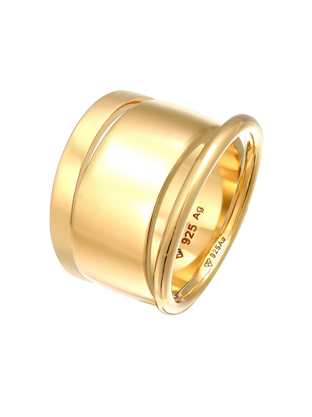 Elli Ring Damen Sterlingsilber gold, 54