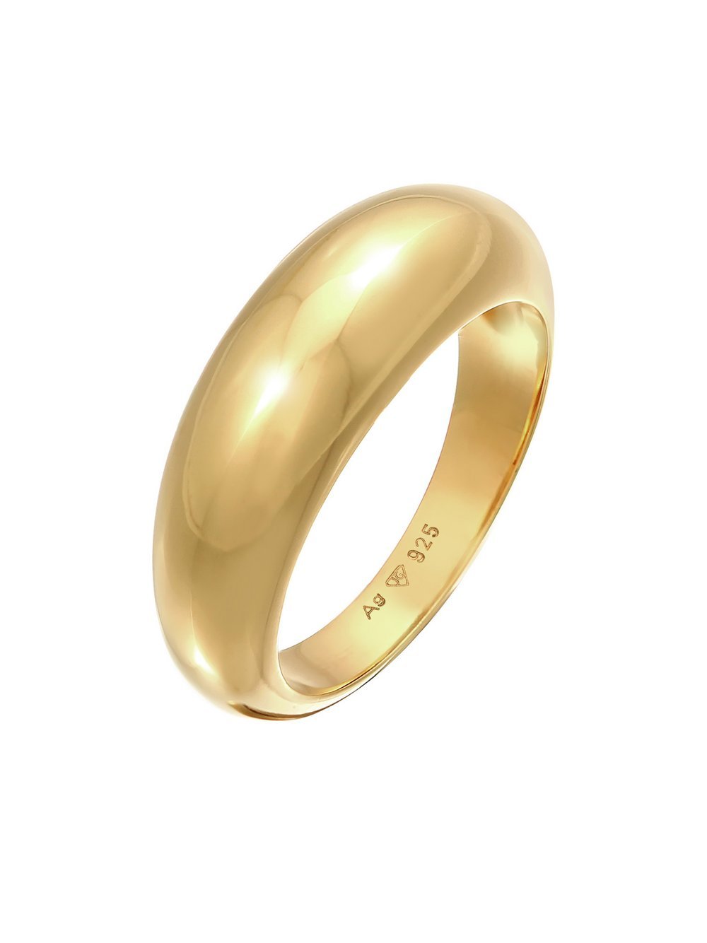 Elli PREMIUM Ring Damen Sterlingsilber gold, 58