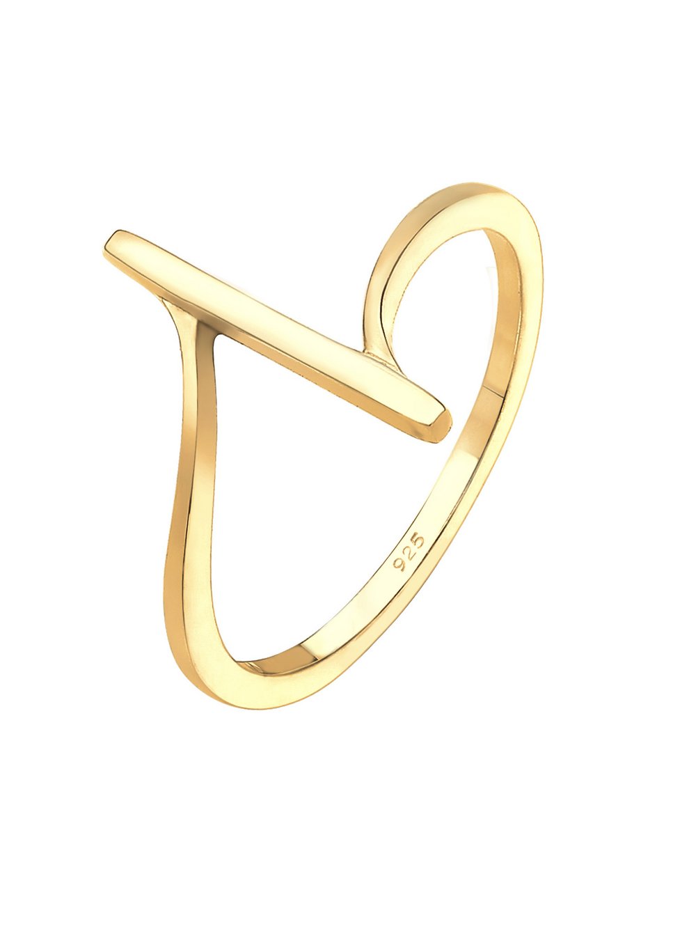 Elli Ring Damen Sterlingsilber gold, 56