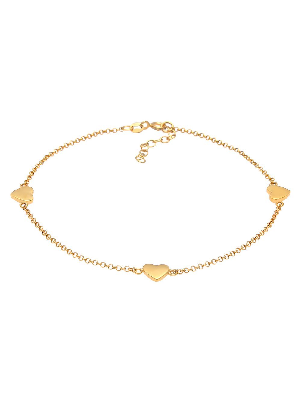 Nenalina Fußschmuck Damen Sterlingsilber gold, 25