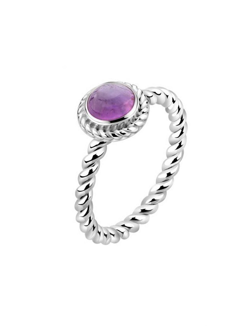 Nenalina Ring Damen Sterlingsilber lila, 56