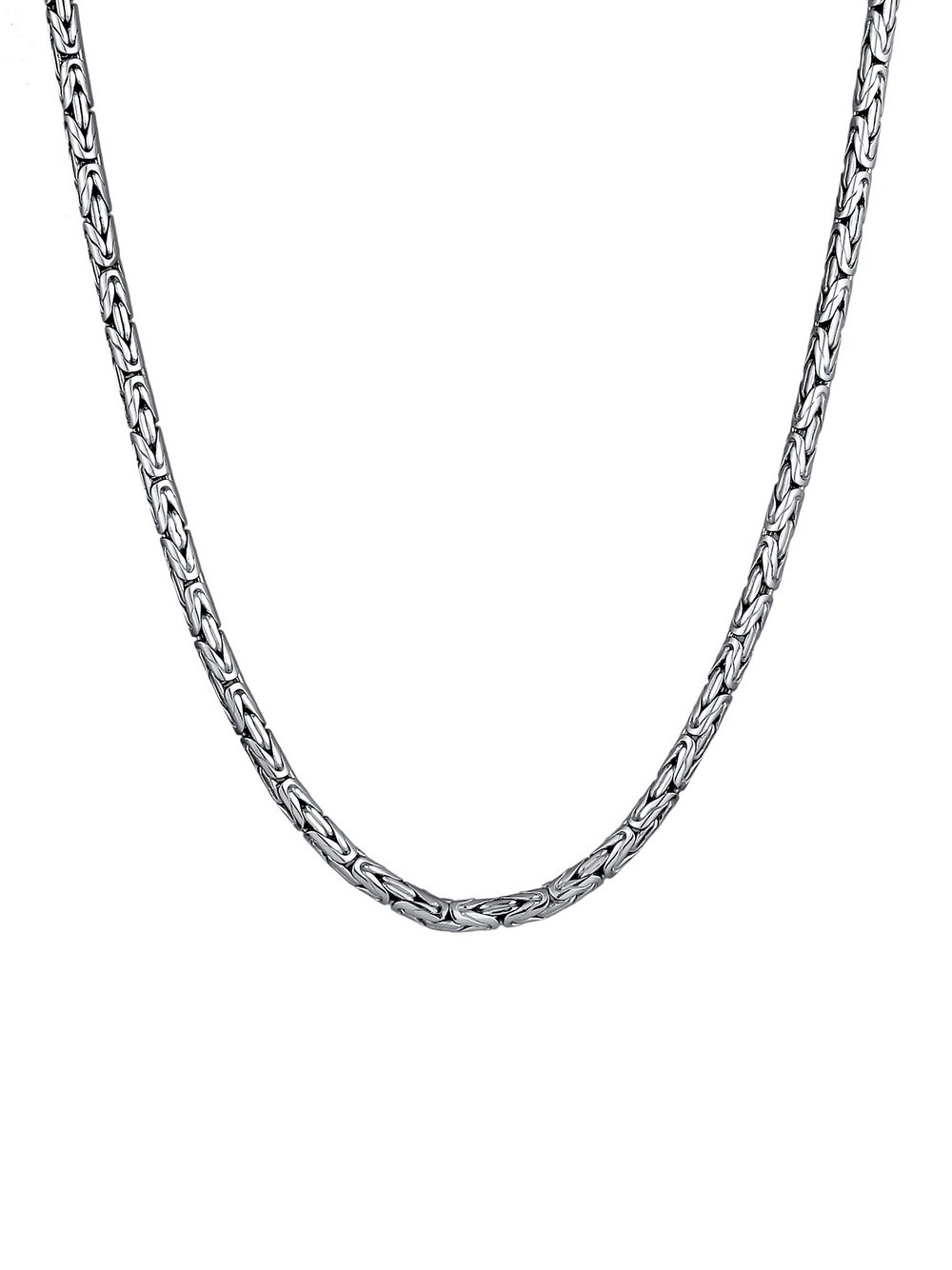 Thumbnail - KUZZOI Halskette Herren Sterlingsilber schwarz, 50