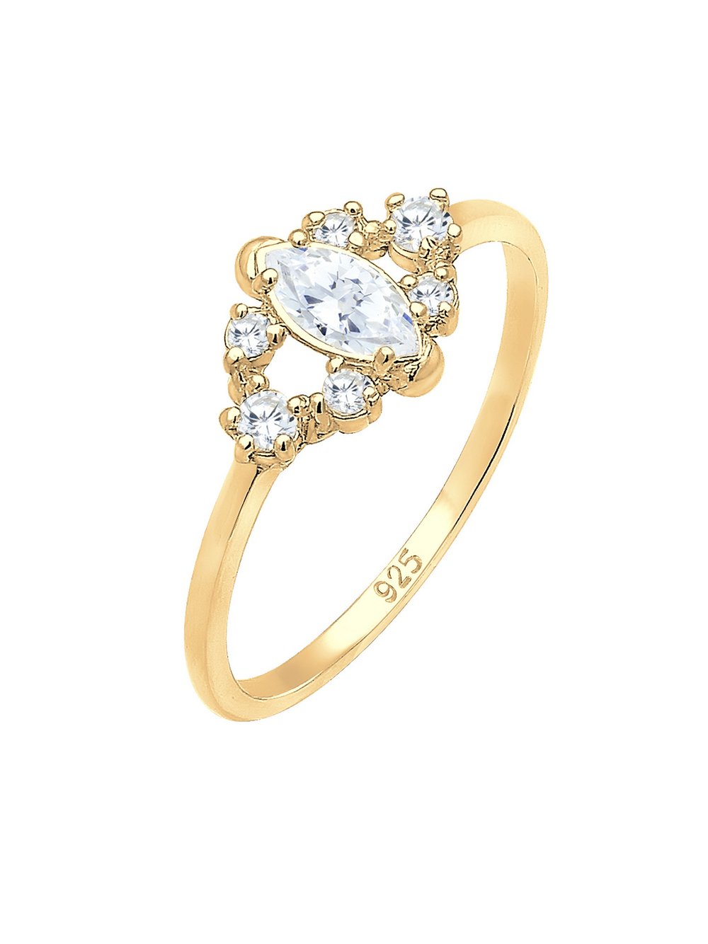 Elli Ring Damen Sterlingsilber gold, 54