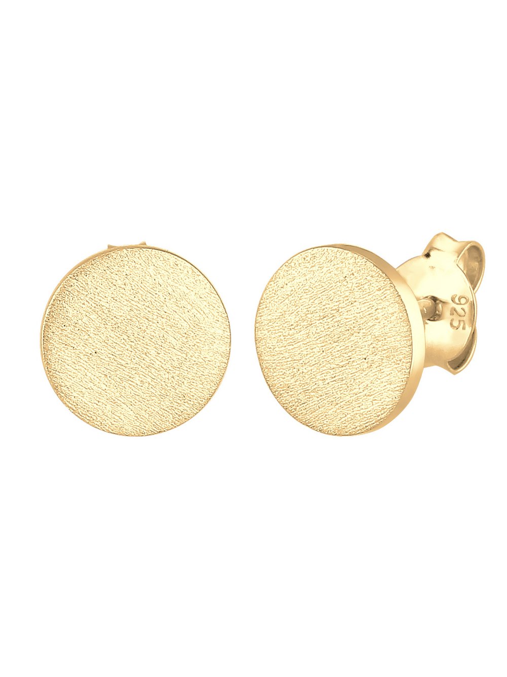 Thumbnail - KUZZOI Ohrringe Herren Sterlingsilber gold, 7