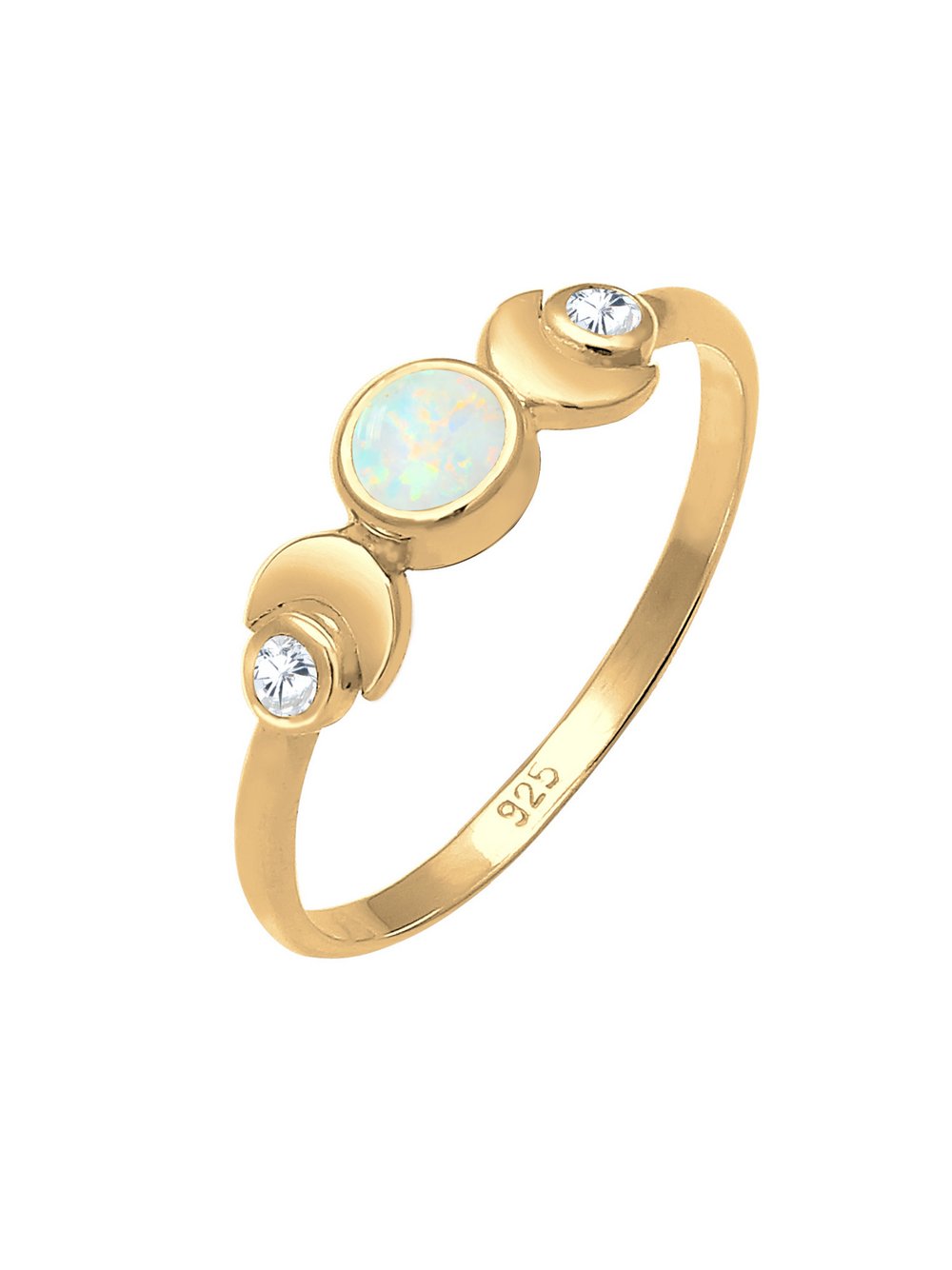 Elli Ring Damen Sterlingsilber gold, 58