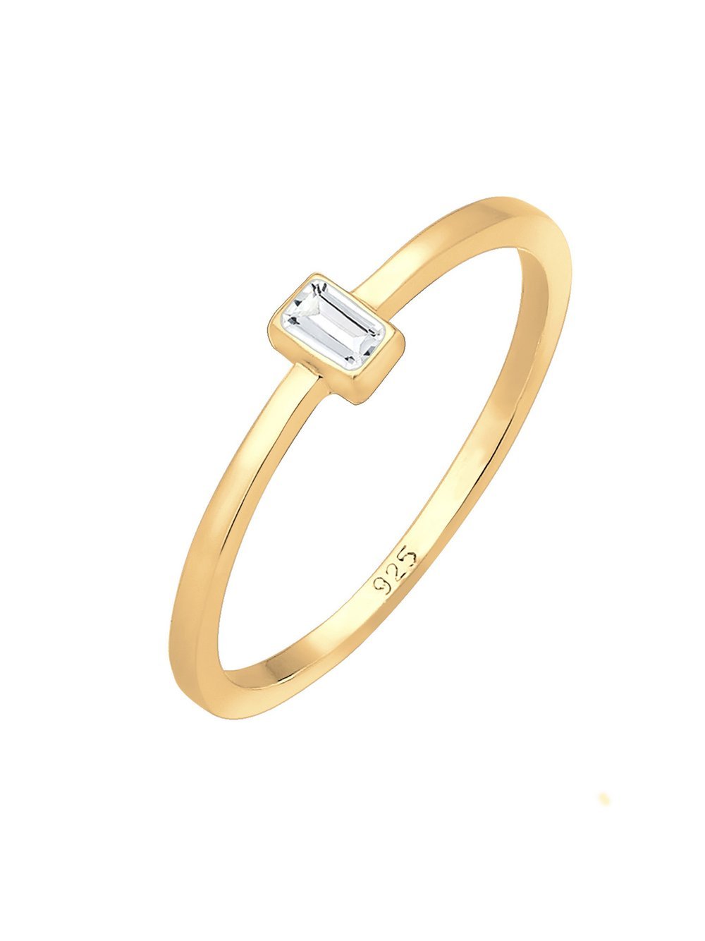 Elli PREMIUM Ring Damen Sterlingsilber gold, 58