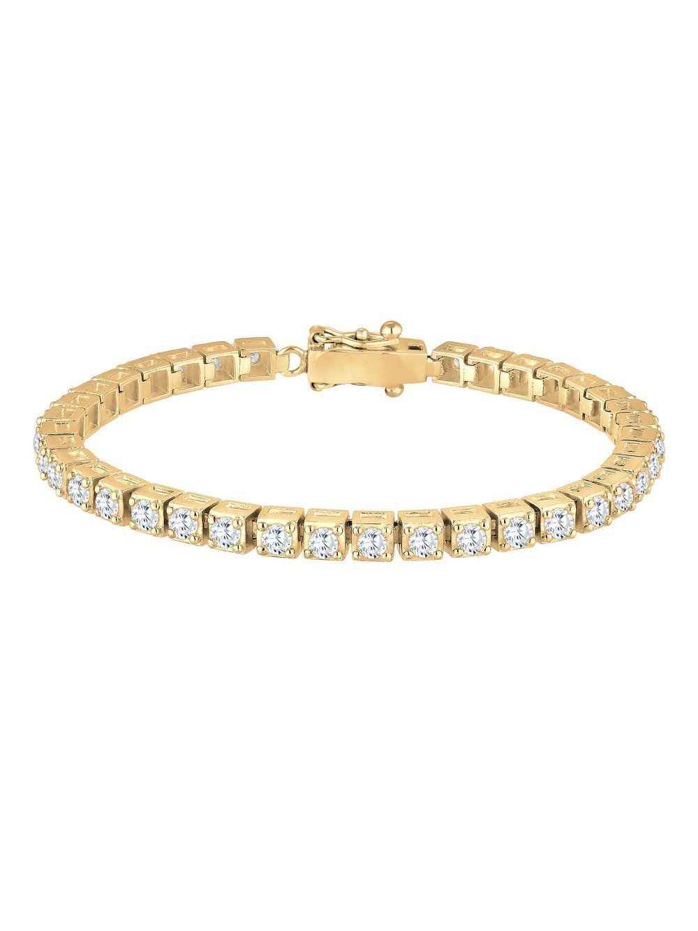 Elli PREMIUM Armband Damen Sterlingsilber gold, 18