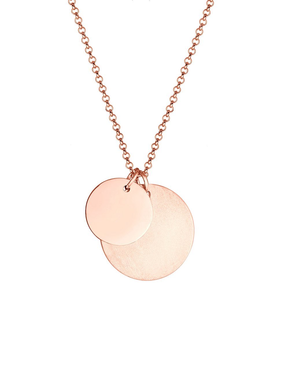 Elli Halskette Damen Sterlingsilber roségold, 60