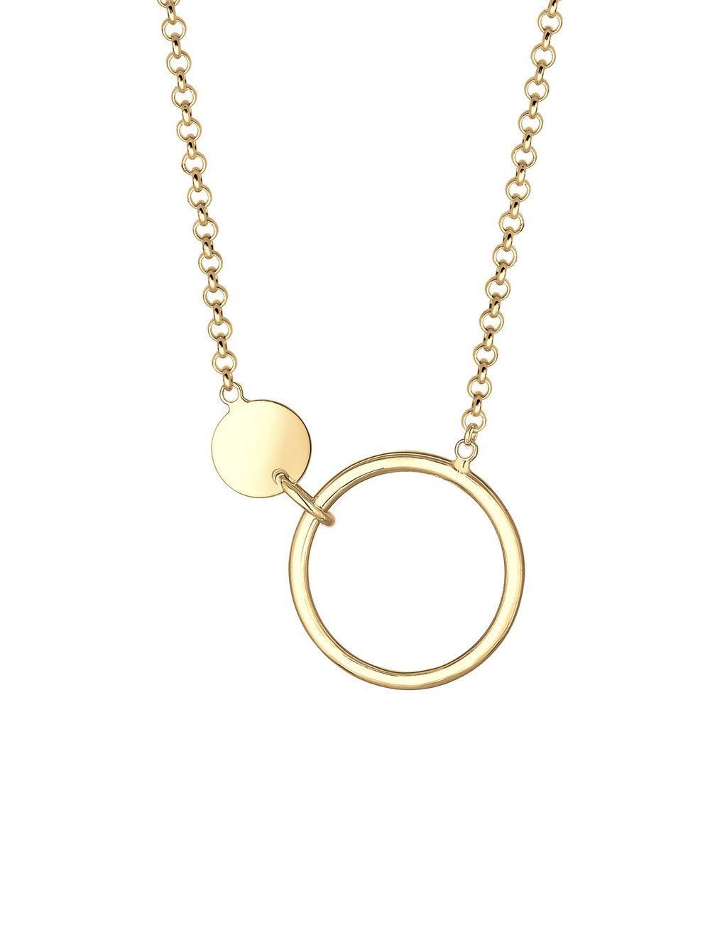 Elli Halskette Damen Sterlingsilber gold, 45