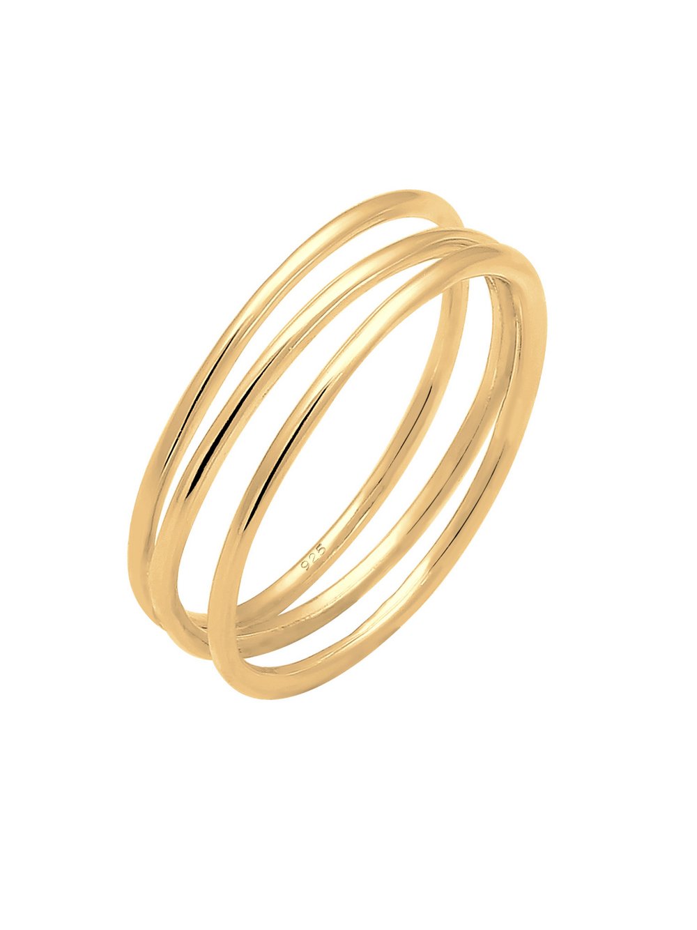 Elli Ring Damen Sterlingsilber gold, 58