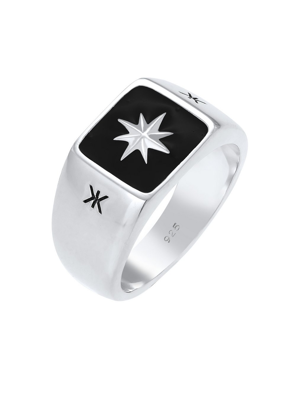 KUZZOI Ring Herren Sterlingsilber silber, 58