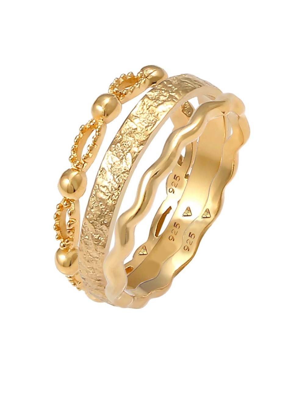 Elli Ring Damen Sterlingsilber gold, 56