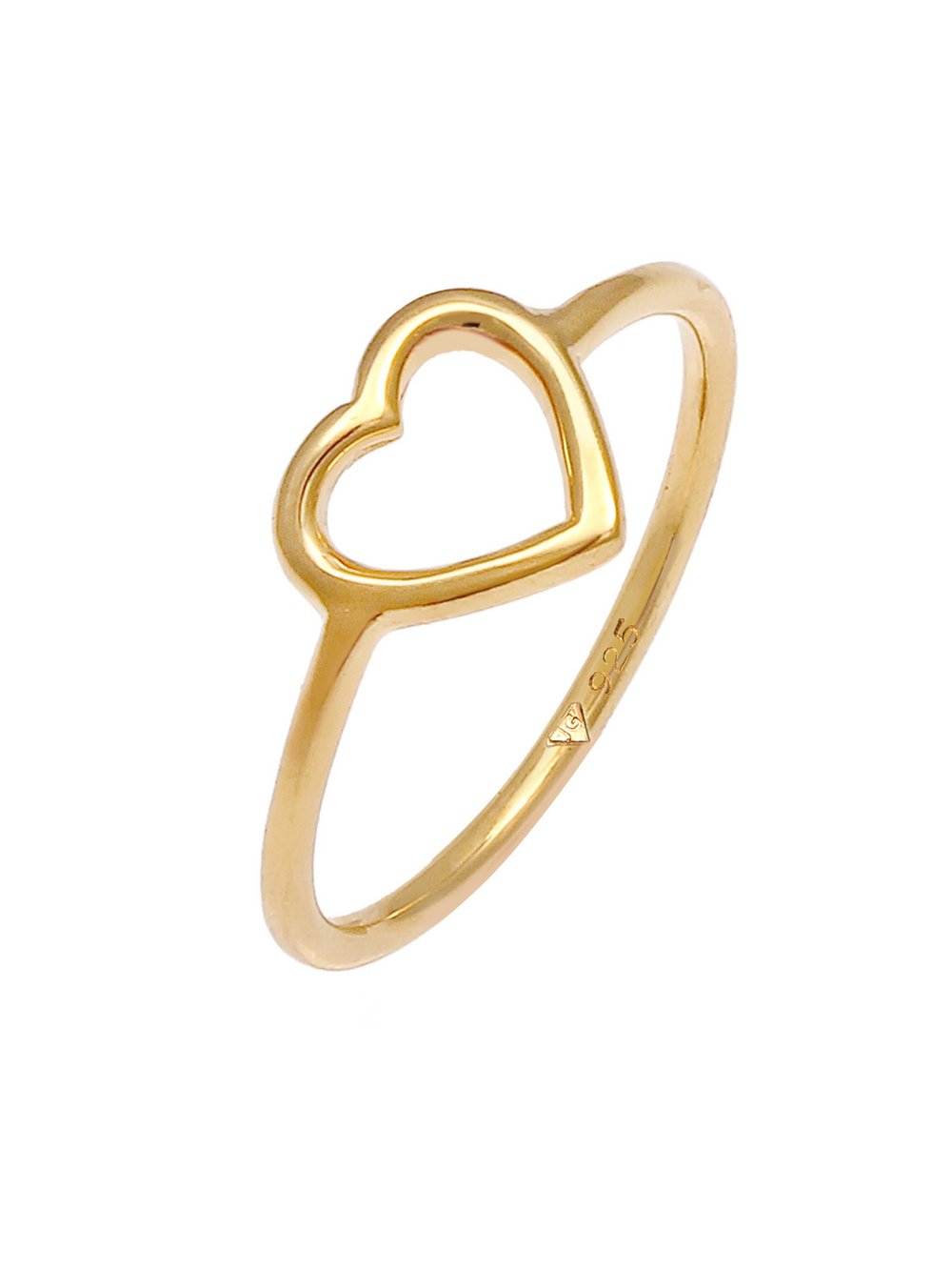 Elli Ring Damen Sterlingsilber gold, 52