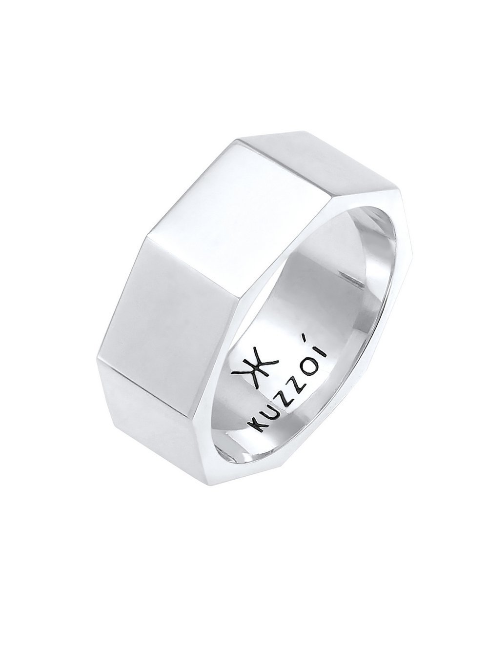 KUZZOI Ring Herren Sterlingsilber silber, 62