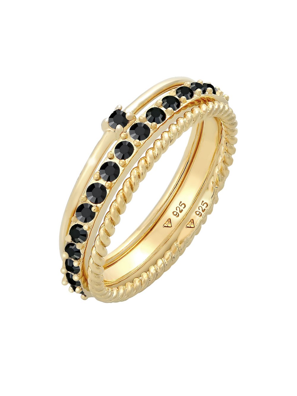 Elli Ring Damen Sterlingsilber gold, 66