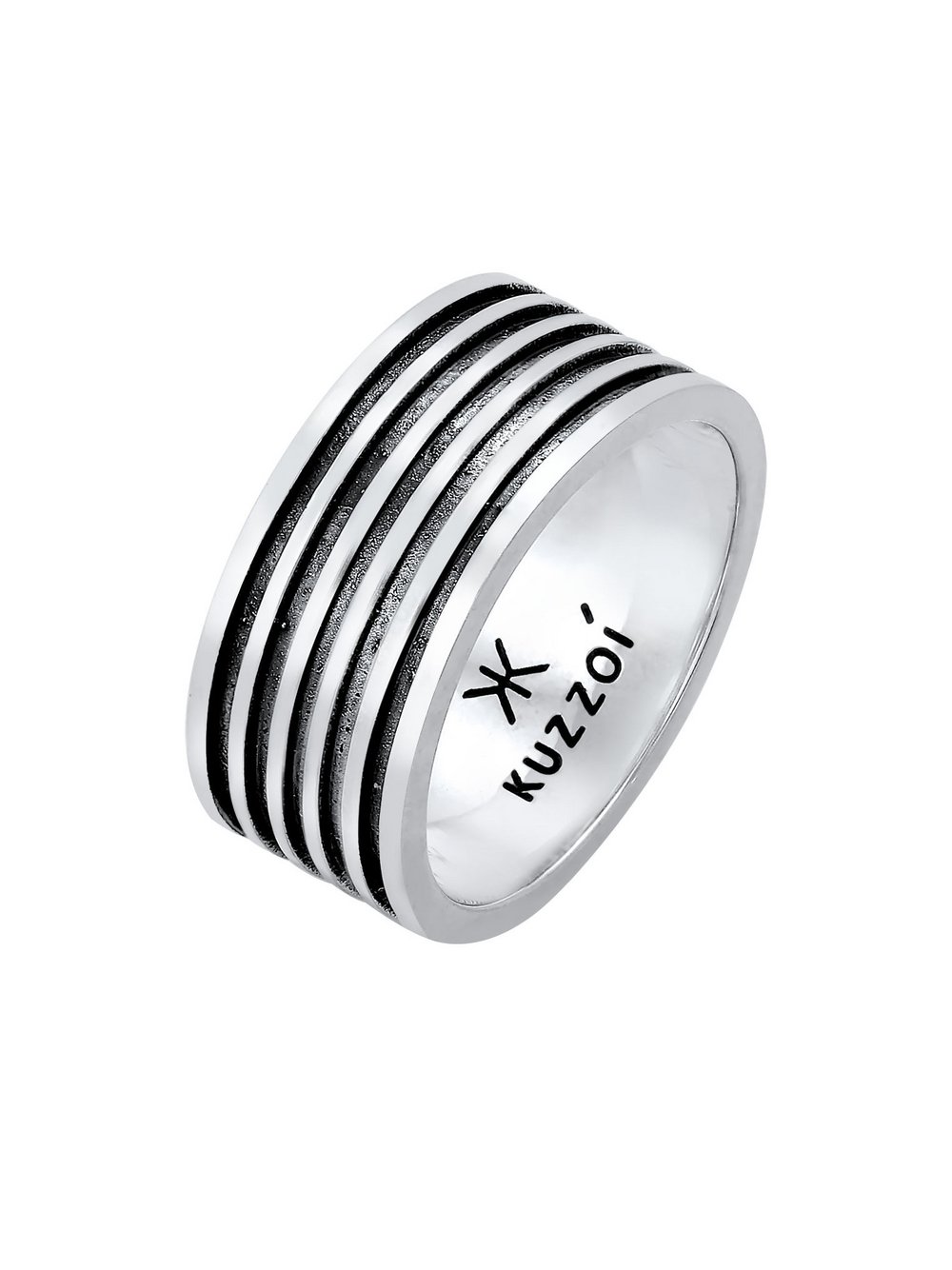 KUZZOI Ring Herren Sterlingsilber silber, 64