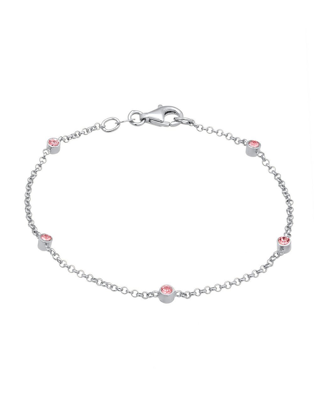 Elli Armband Damen Sterlingsilber rosa, 20