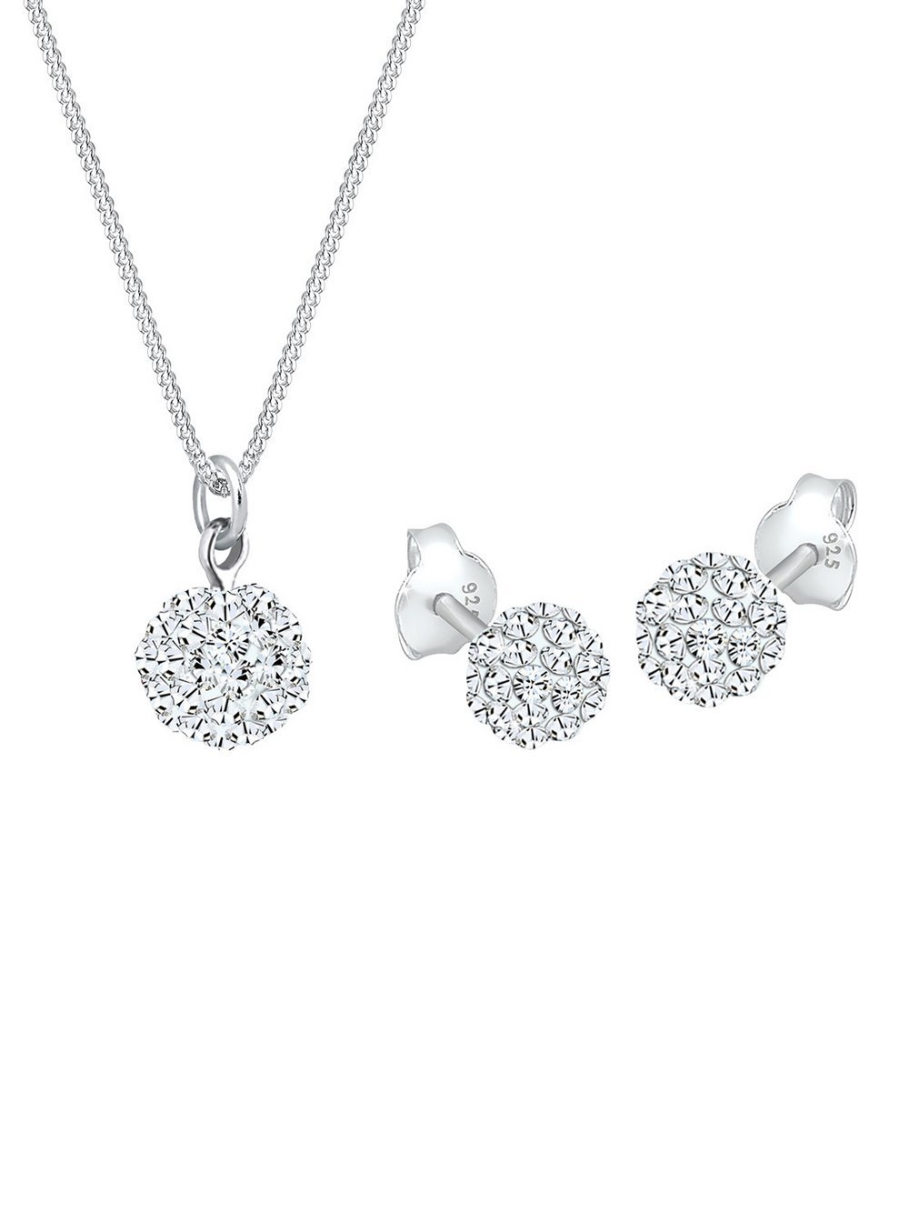 Elli Schmuckset Damen Sterlingsilber silber, 45