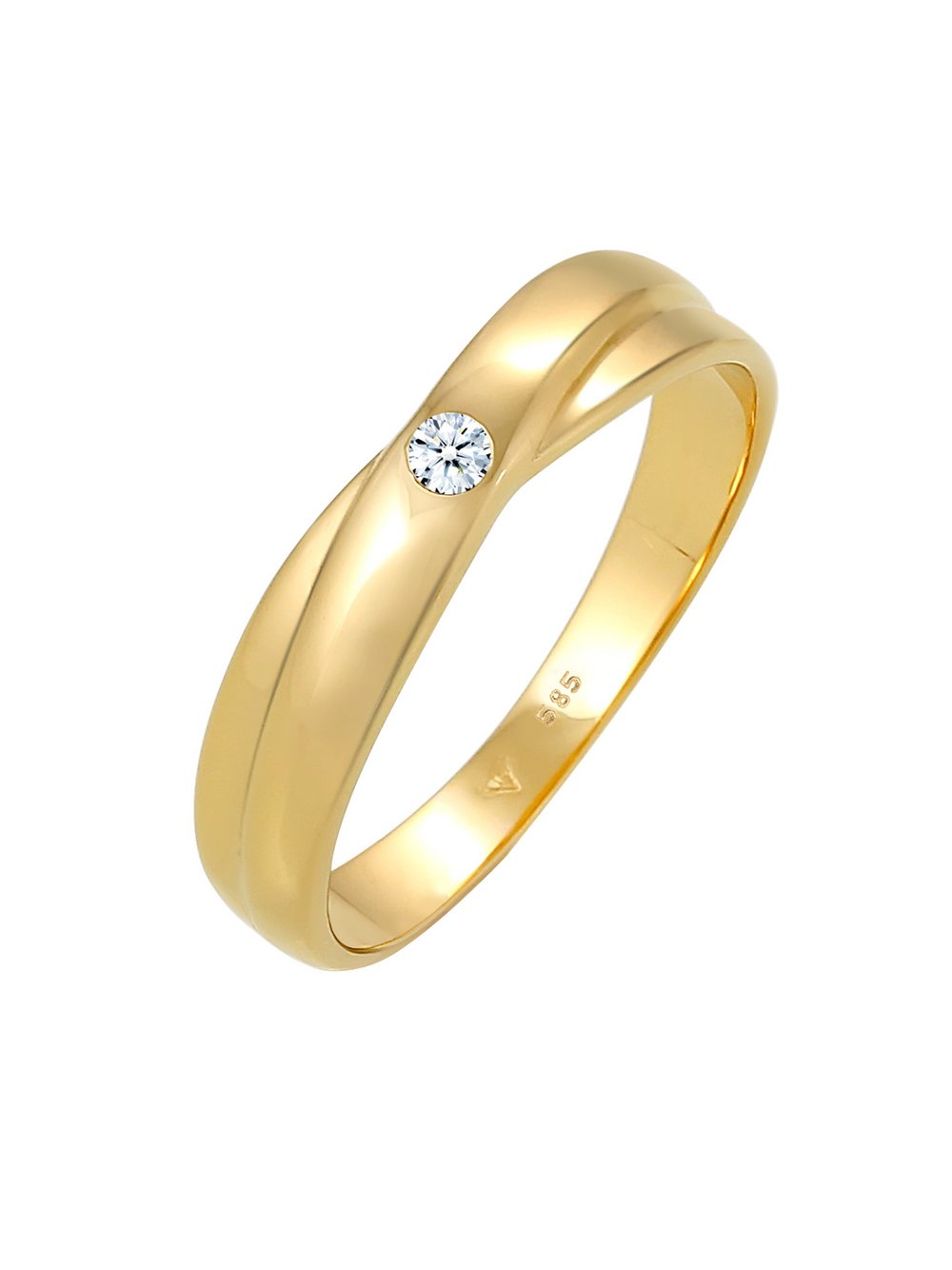 Elli Diamonds Ring Damen Gelbgold gold, 52