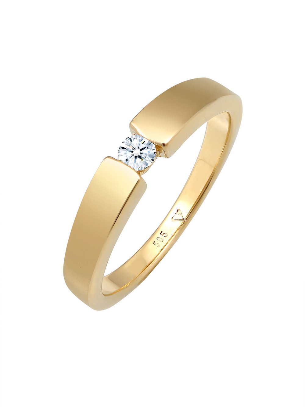 Elli Diamonds Ring Damen Gelbgold gold, 58