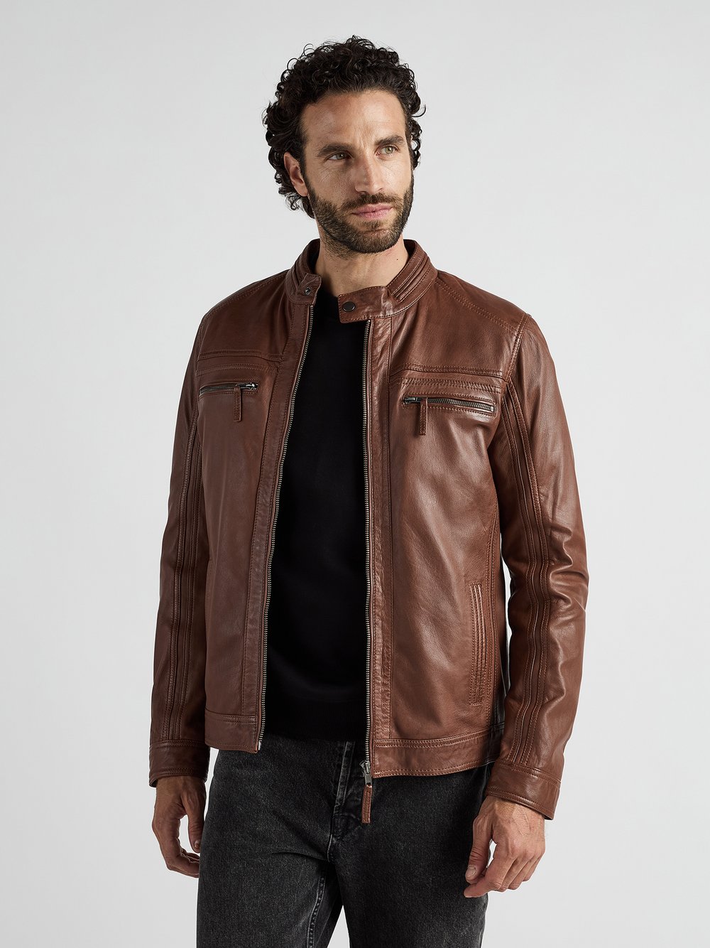 JCC Lederjacke Herren braun, 62