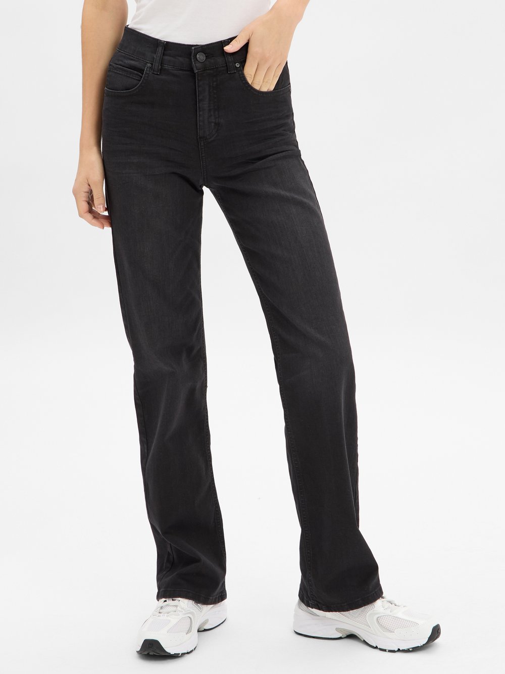 Thumbnail - Angels Jeans Damen Baumwolle schwarz, 36-30