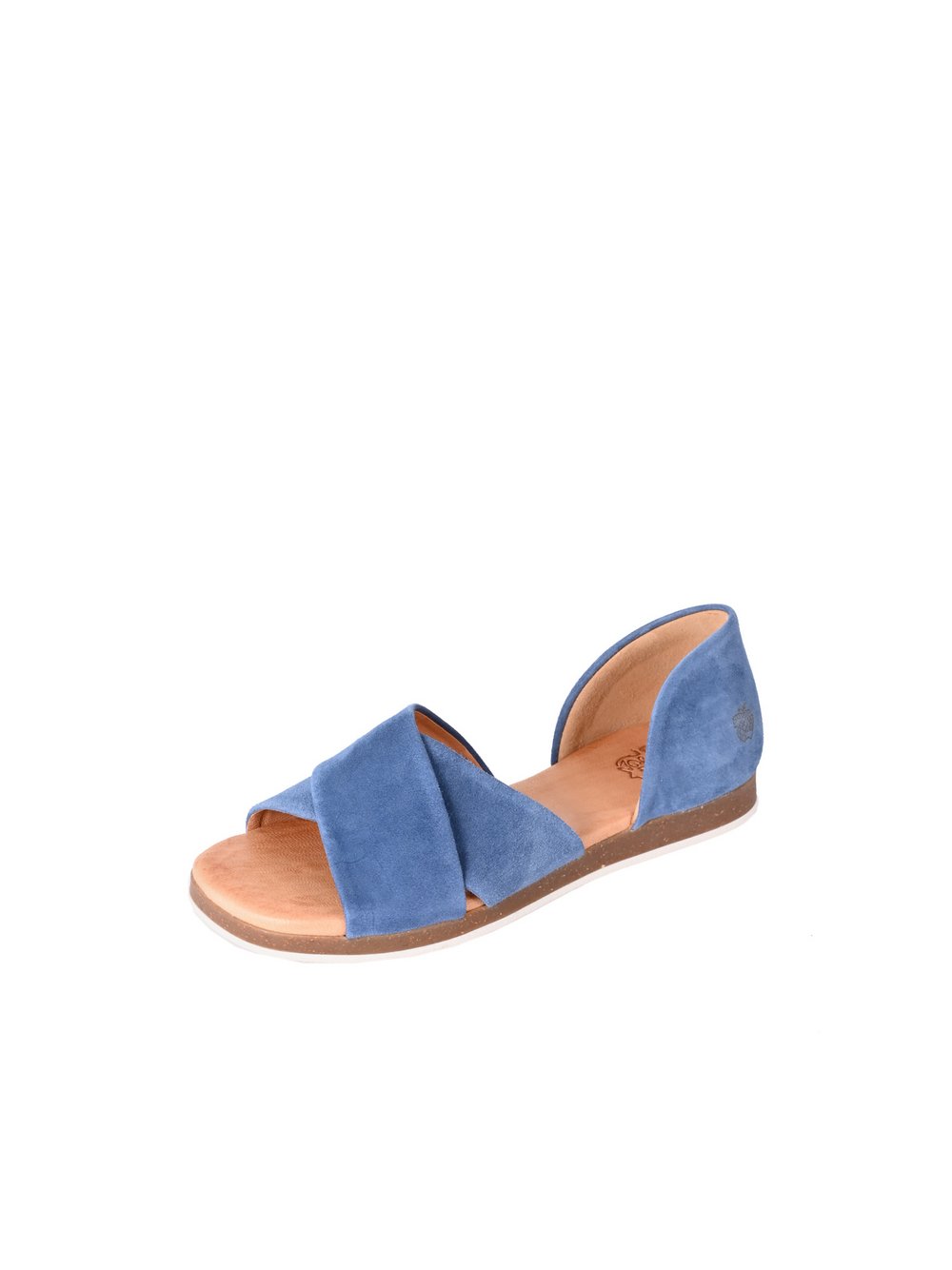 Apple of Eden Sandale Damen Leder blau, 38