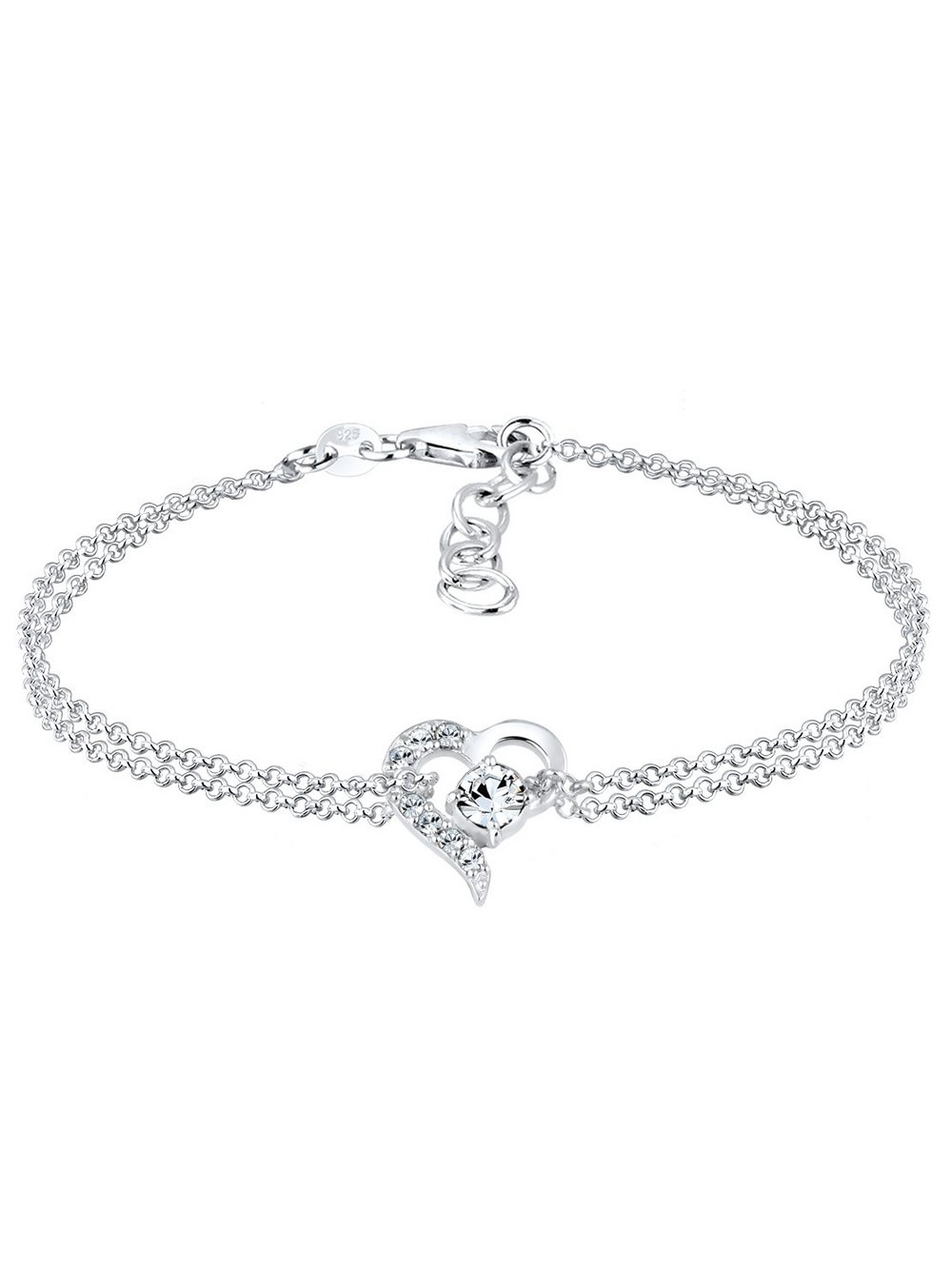 Elli Armband Damen Sterlingsilber silber, 17