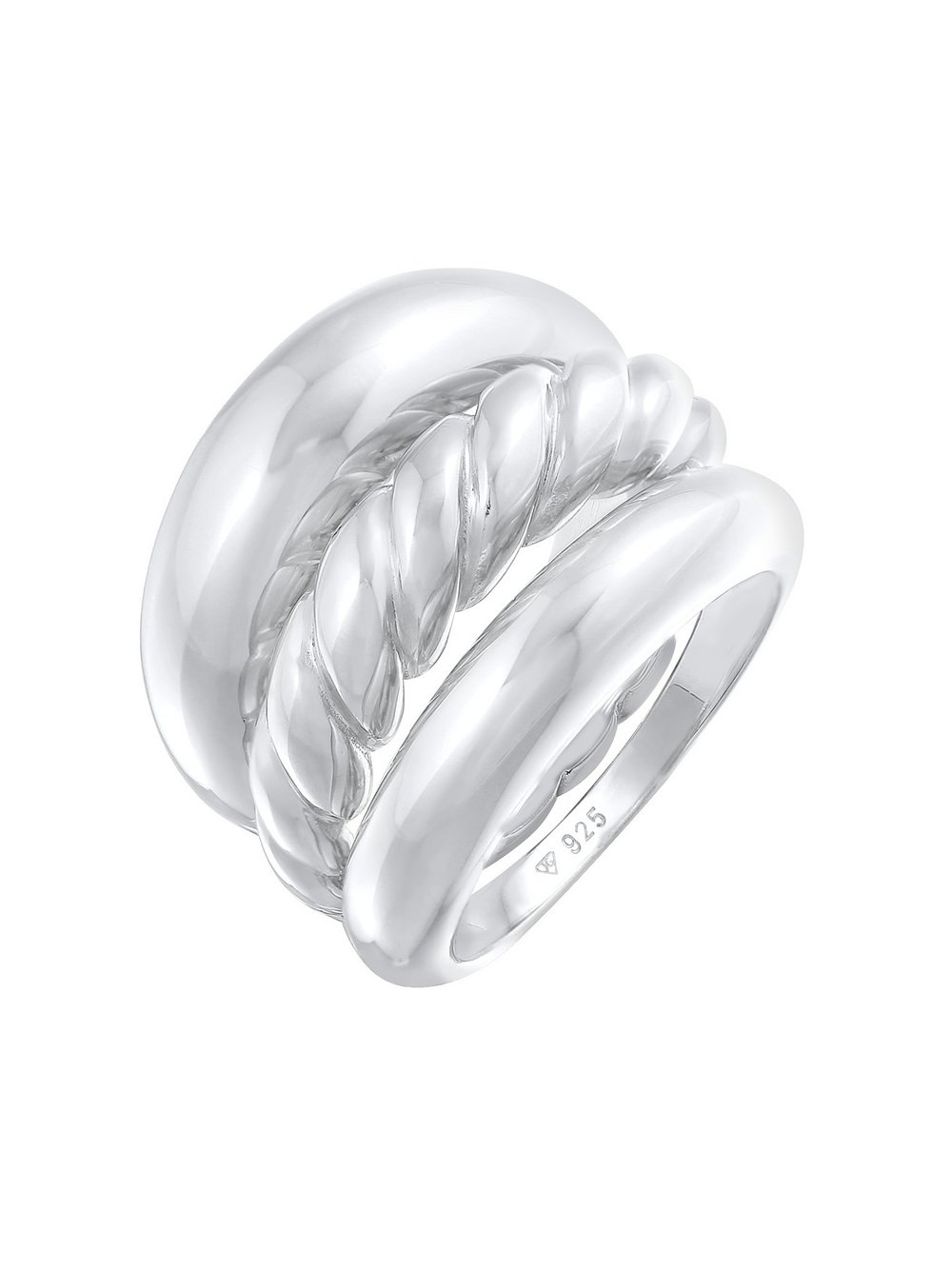 Elli PREMIUM Ring Damen Sterlingsilber silber, 58