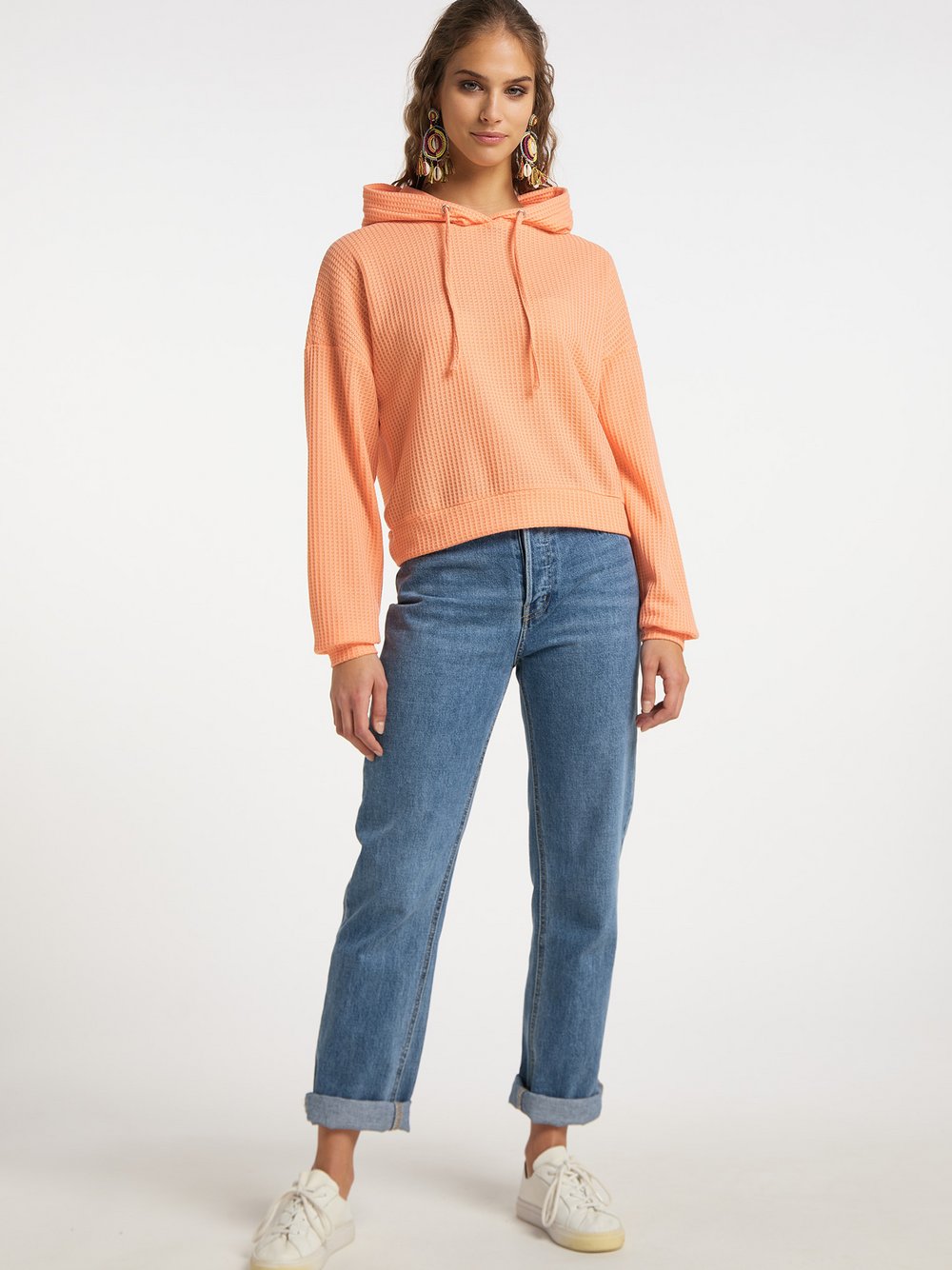 IZIA Hoodie Damen orange, S