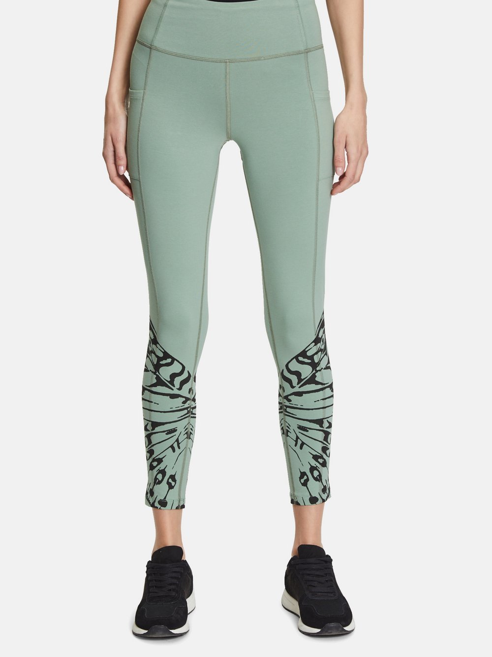 Betty Barclay Leggings Damen Baumwolle grün, XXL