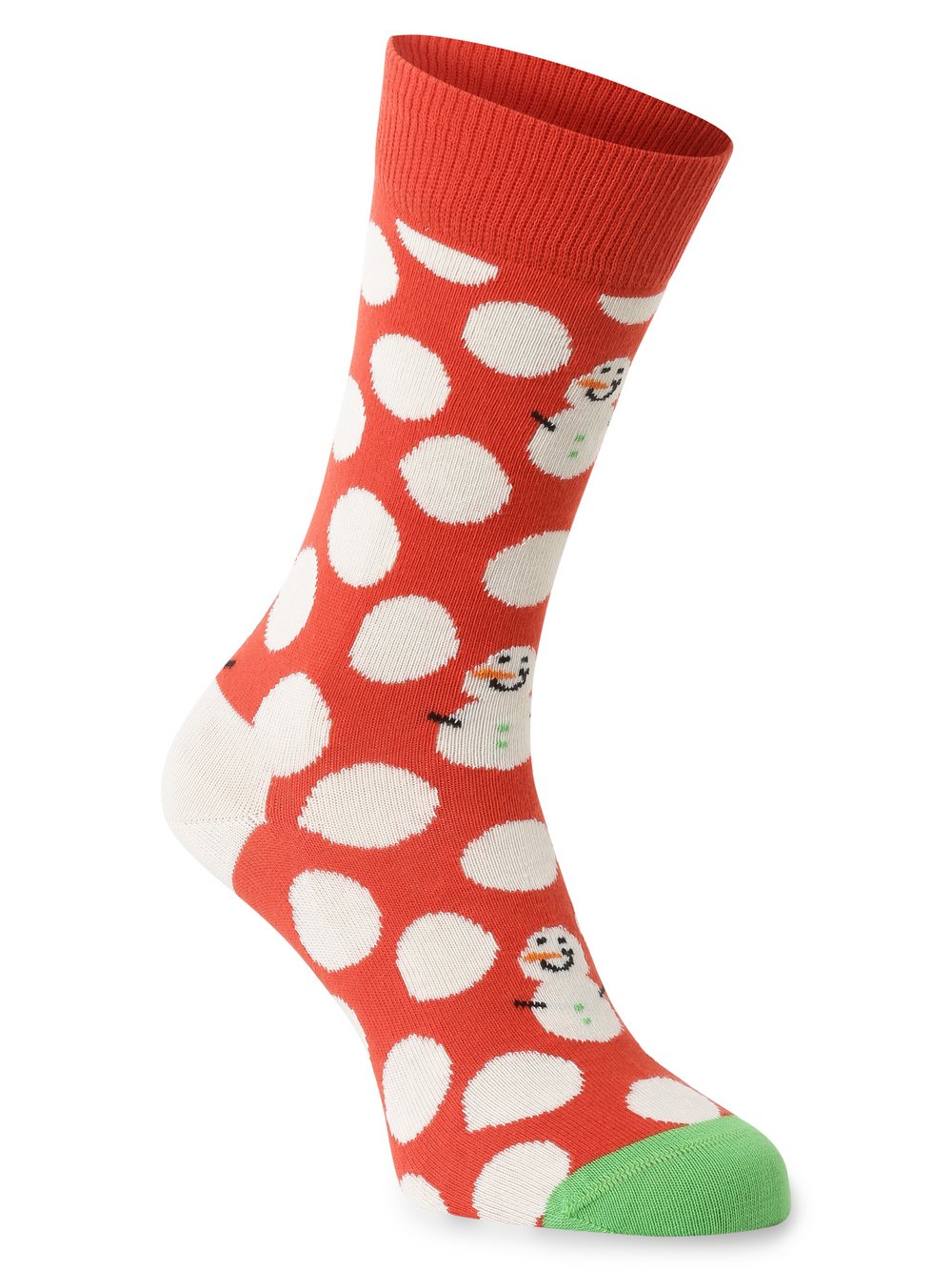 Happy Socks - skarpety z drobnej dzianiny, czerwony|wielokolorowy