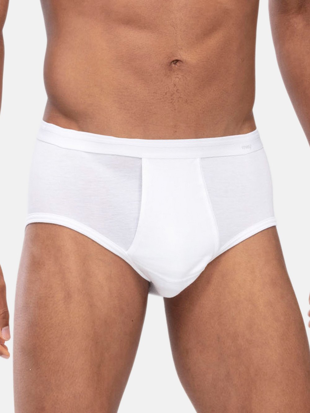 Thumbnail - Mey Slip Herren Baumwolle weiß, L