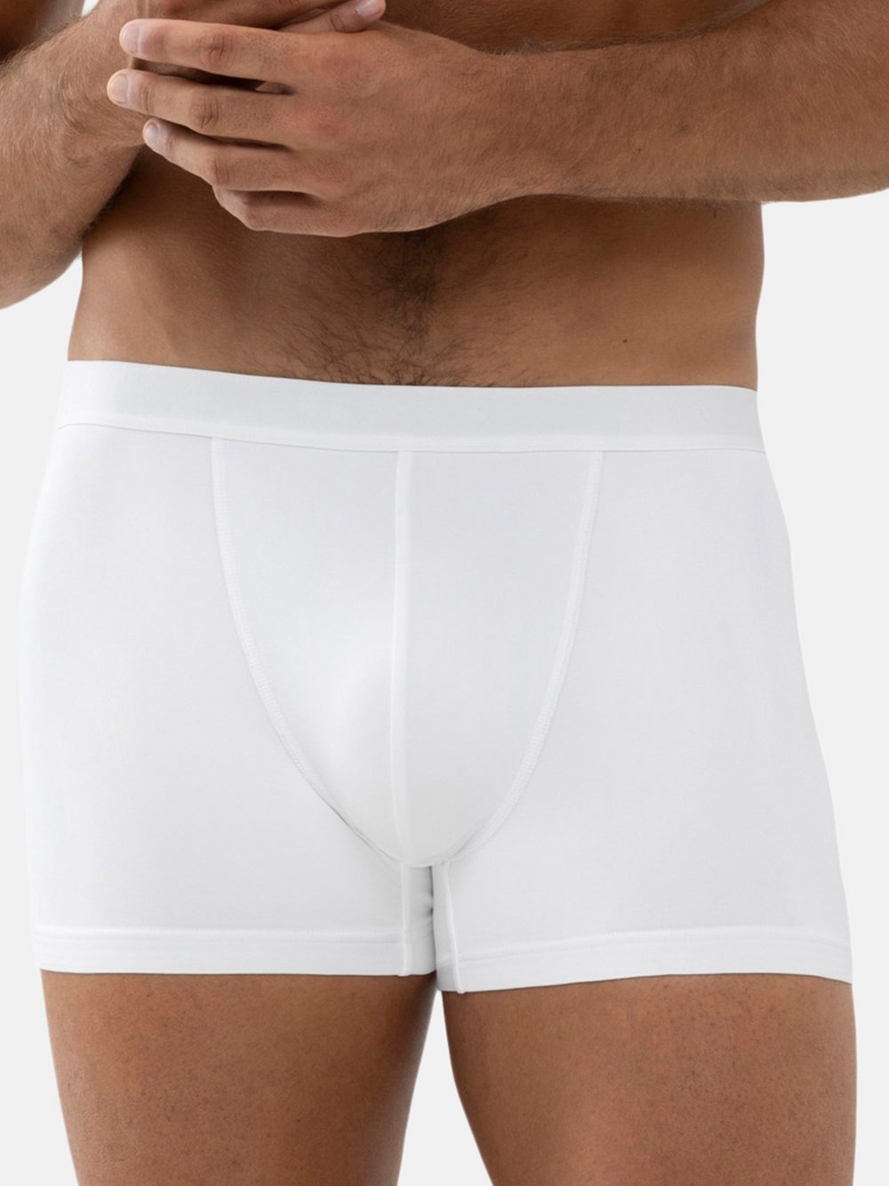 Thumbnail - Mey Retro Short Herren weiß, L