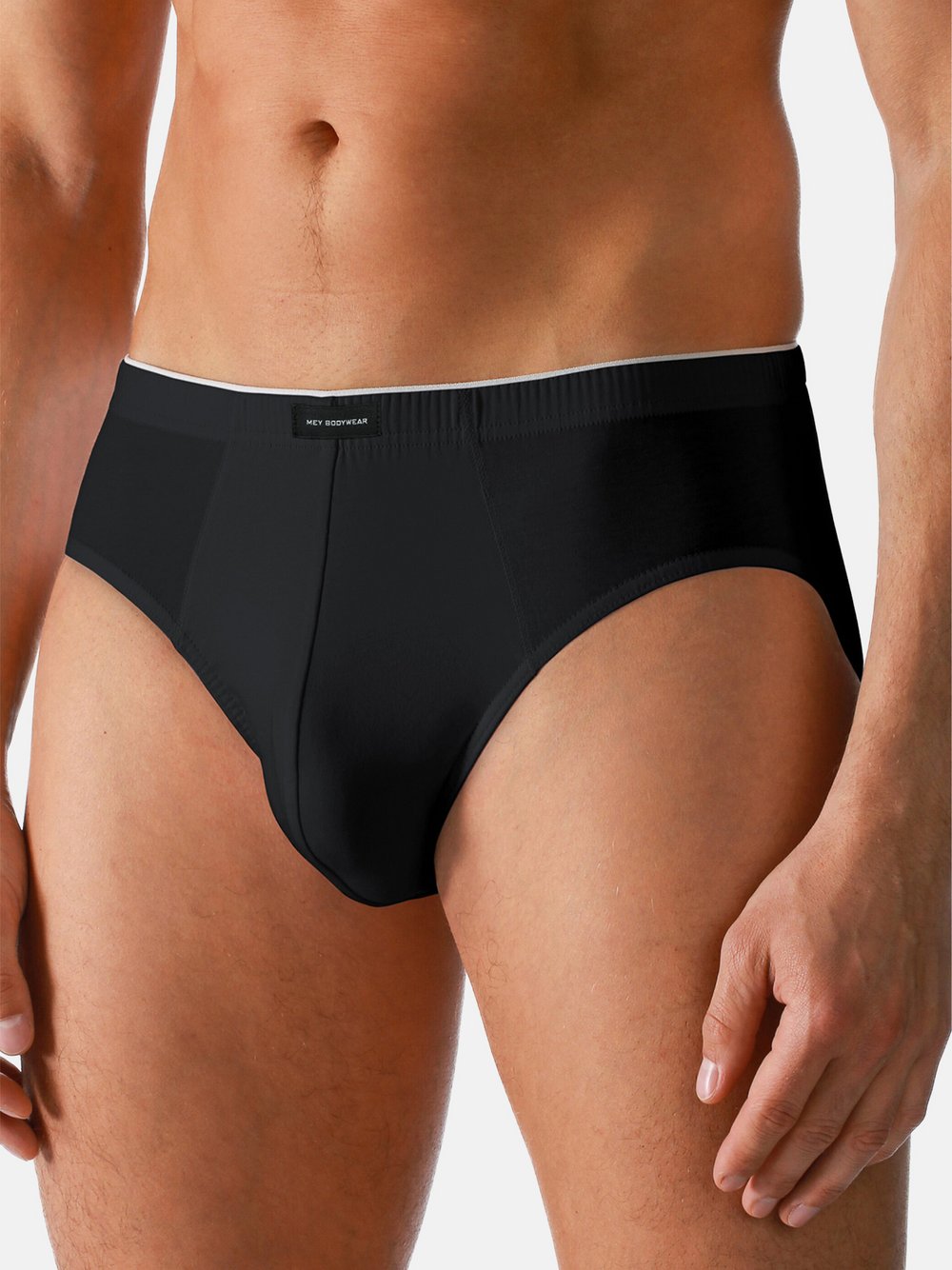 Thumbnail - Mey Slip Herren Baumwolle schwarz, 4XL