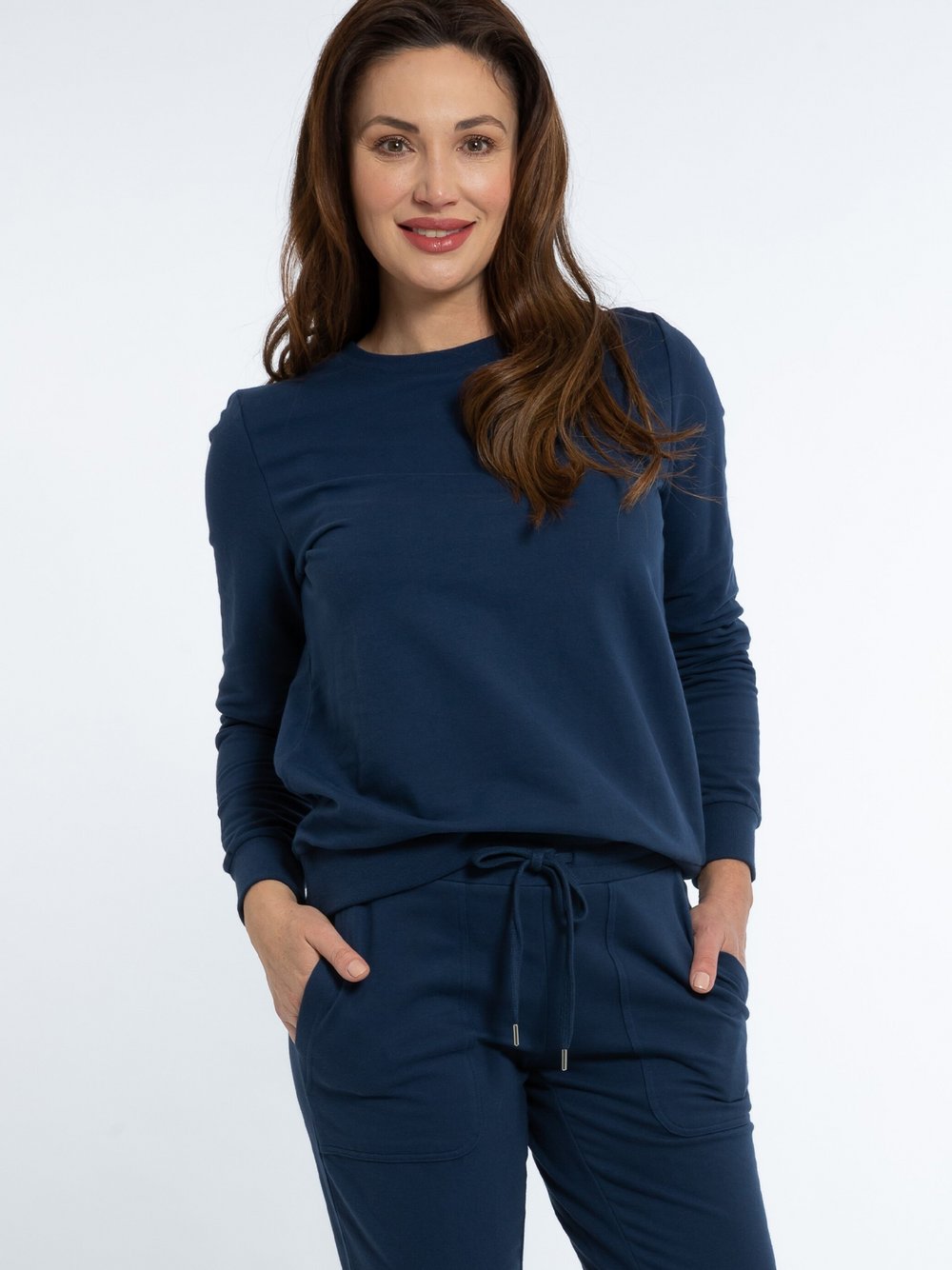 Mey Homewear Oberteil Damen Baumwolle blau, XS